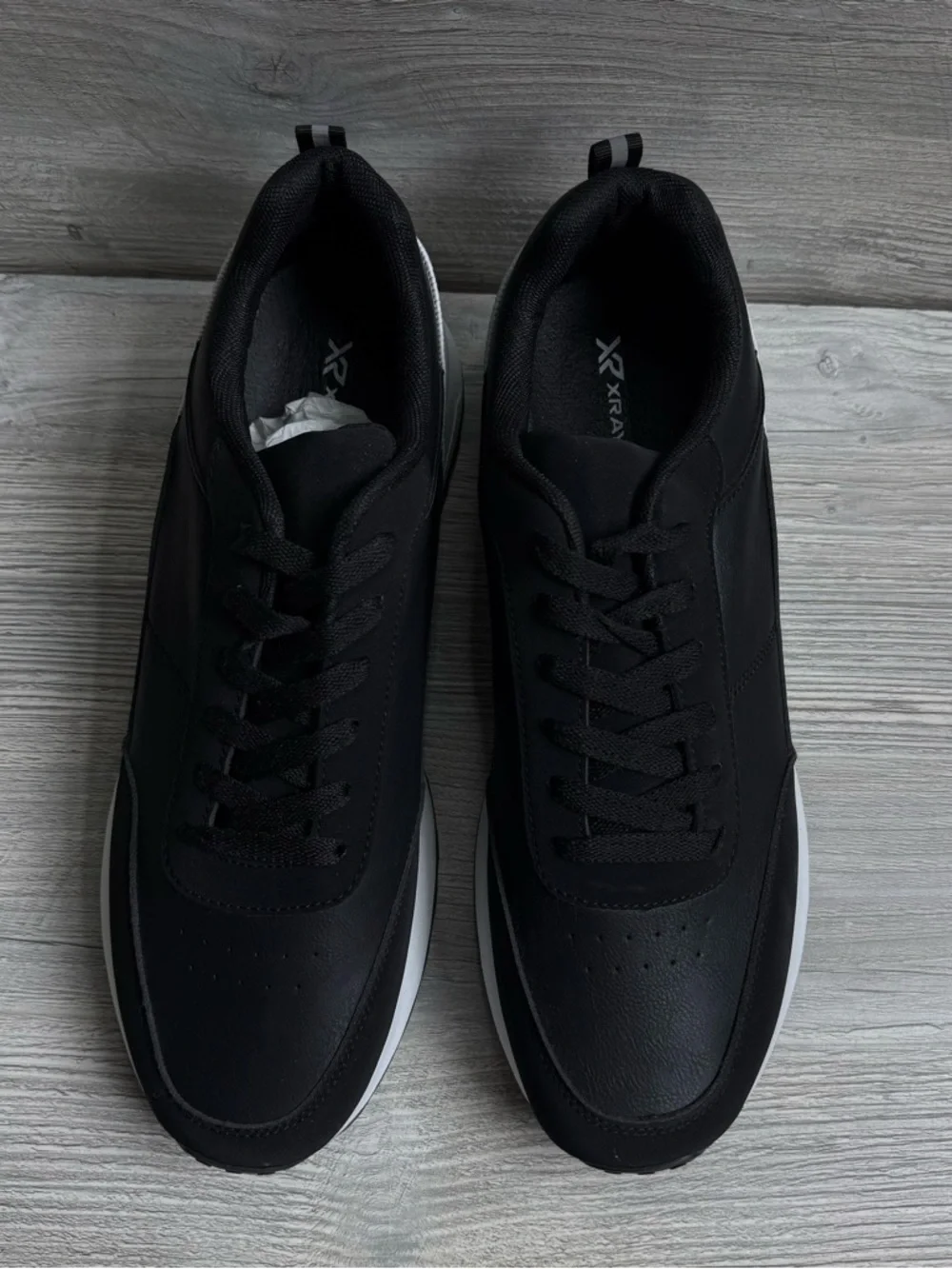 Men's XRay Black Low-Top Athletic Sneakers - Comfortable Everyday Shoes size 13